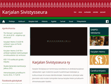 Tablet Screenshot of karjalansivistysseura.fi
